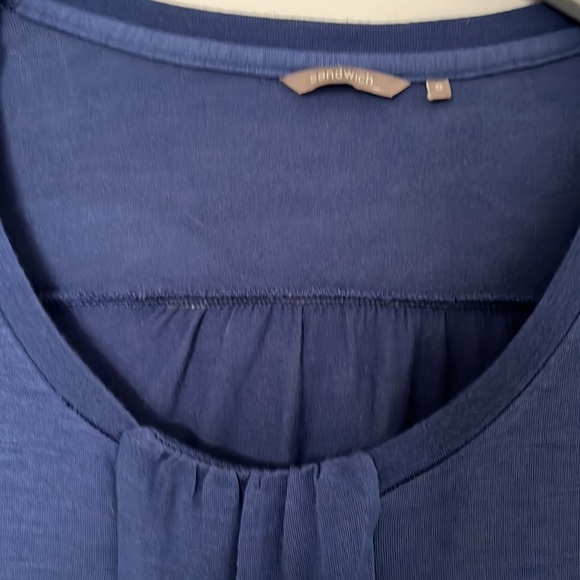 **3 for $30** Sandwich blue tunic top, S US - Picture 3 of 7